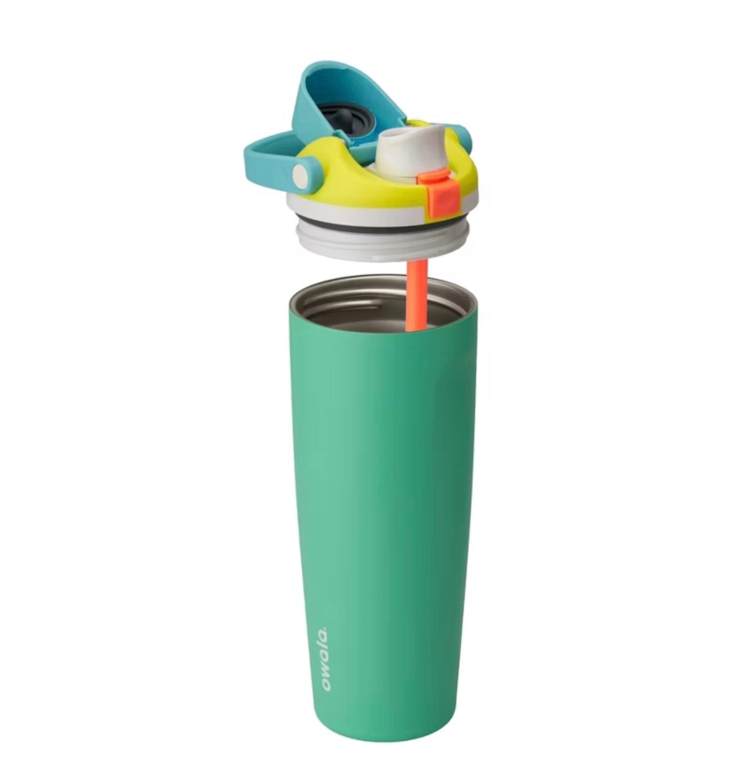 Owala 30 fl oz Stainless Steel FreeSip Sway Tumbler - MINOS COSMETIC DAMAGE- SOME MAY BE MISSING A STRAW (TOP MAY VARY, SEE PICTURES)