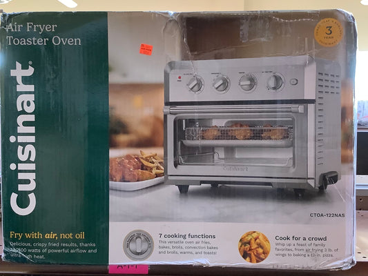 Cuisinart Air Fryer Toaster Oven 7-in-1, 1800W Stainless Steel
CTOA-122NAS