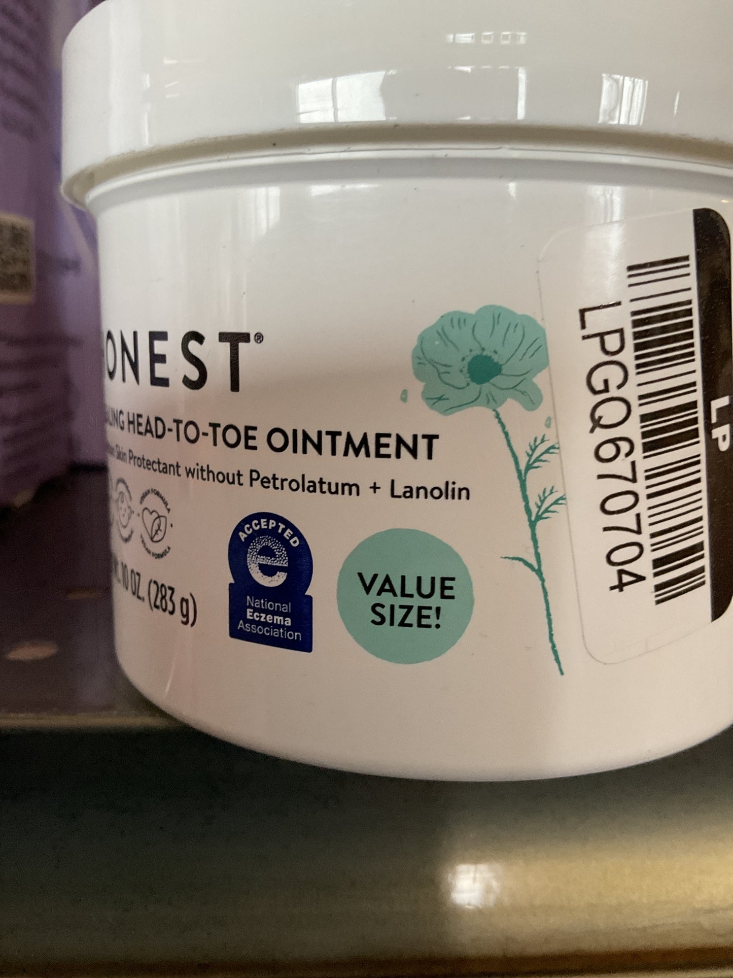 (Clearance) FINAL SALE The Honest Company Healing Head-to-Toe Fragrance Free Ointment - 10oz