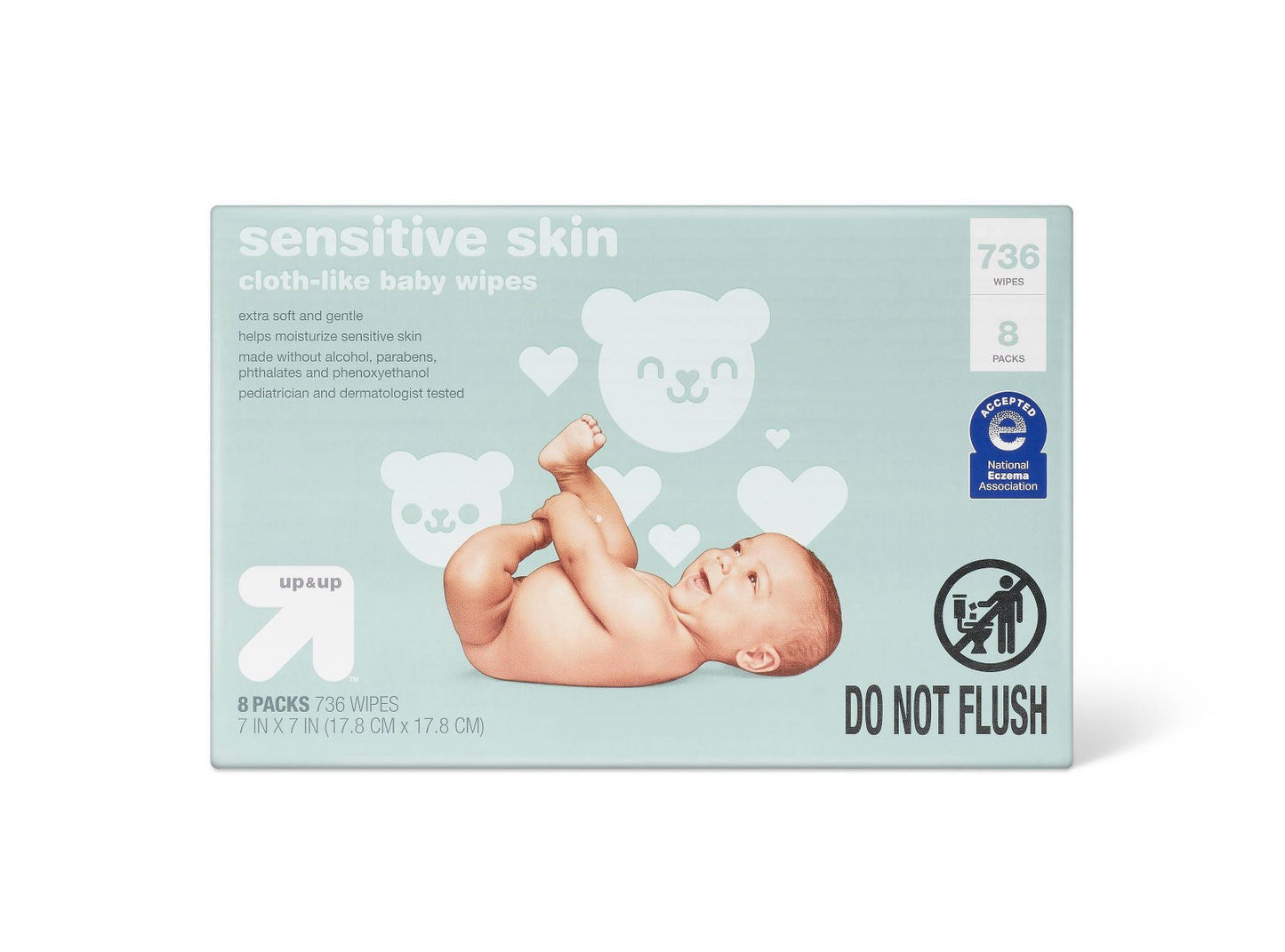 DAMAGED BOX!! Sensitive baby wipes pack - 736ct