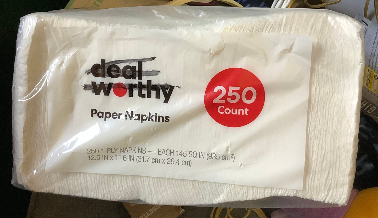 Disposable Paper Napkins - 250ct