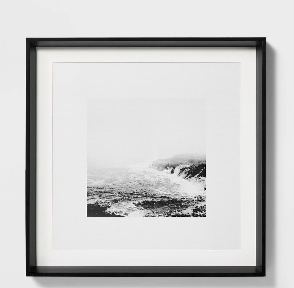 20" × 20" Foggy Shore Framed Wall Art