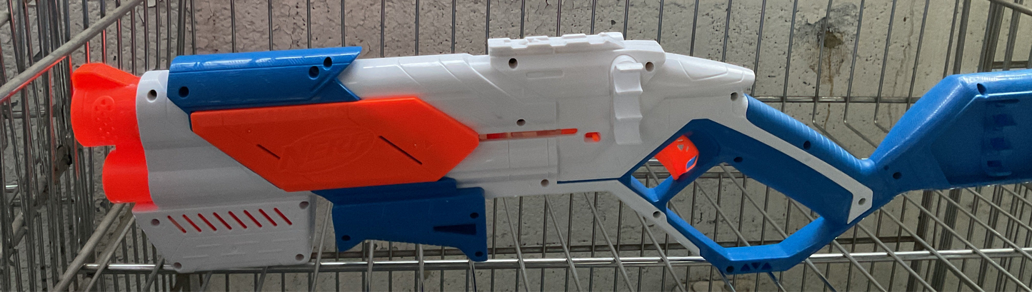 NERF N Series Strikeback Blaster ( MISSING BULLETS )
