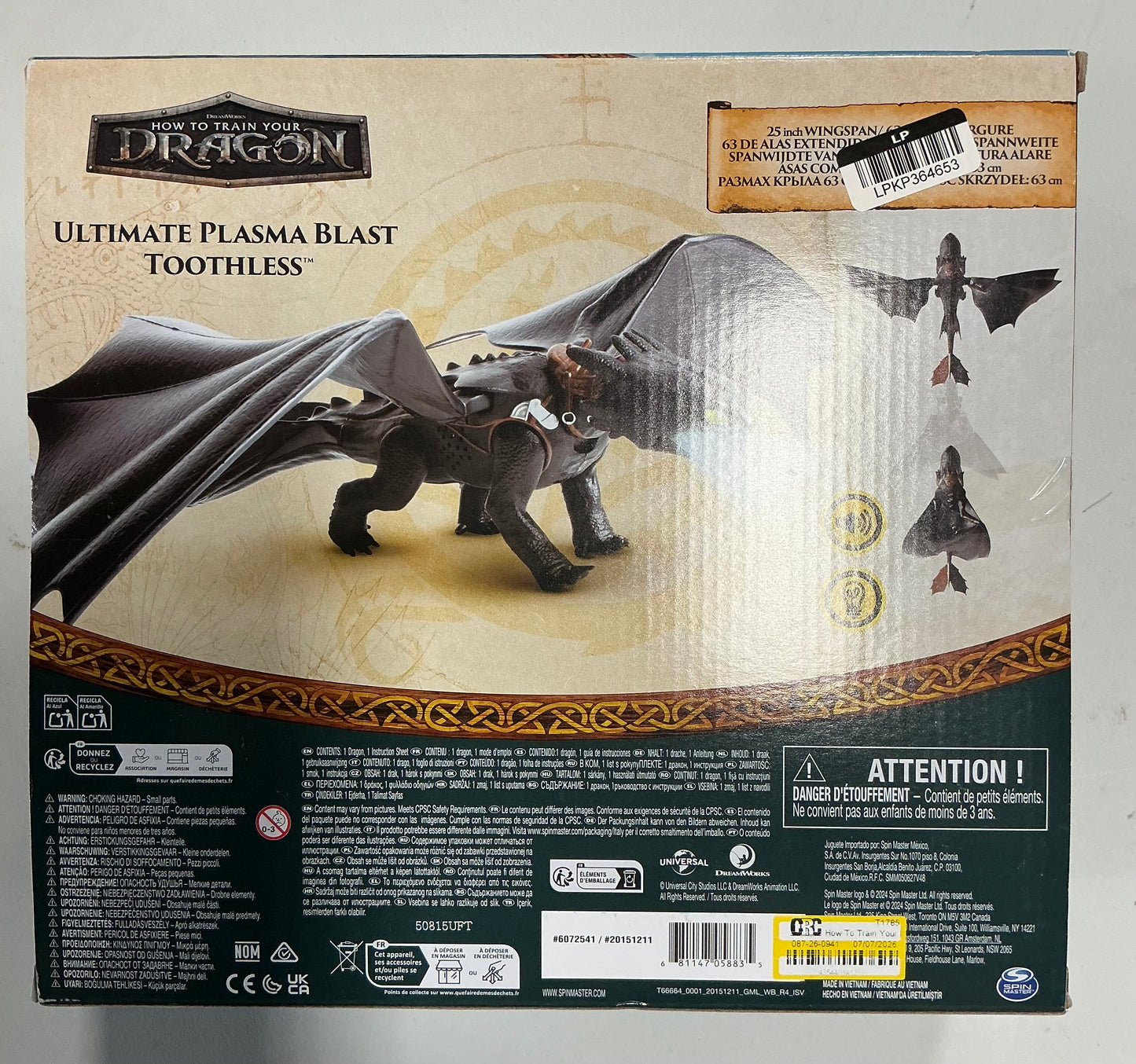How To Train Your Dragon
How To Train Your Dragon Ultimate Plasma Blast Toothless
