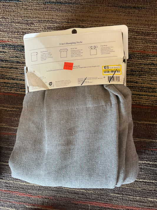 95” Grey Blackout Curtain 1 Panel