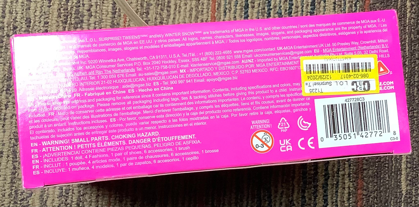 L.O.L. Surprise! Tweens Winter Violet Snow Doll