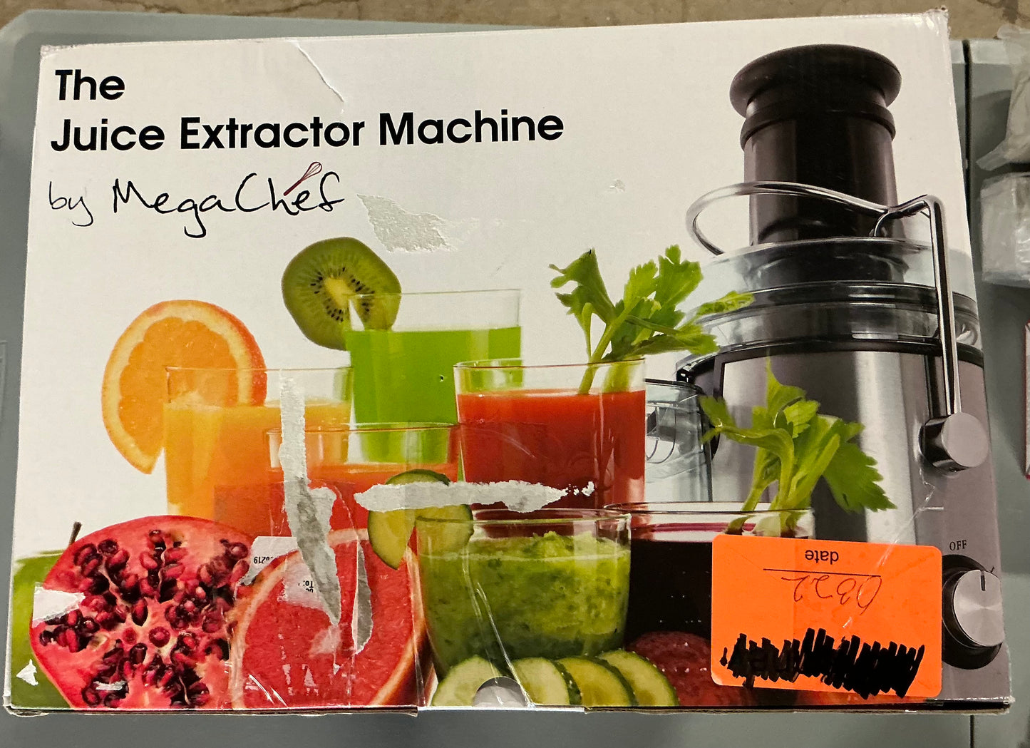 THRIFTY 70 -Mega Chef Juice Extractor Machine - Open Box - USED (See Pictures)- FINAL SALE- NO RETURNS - AS IS