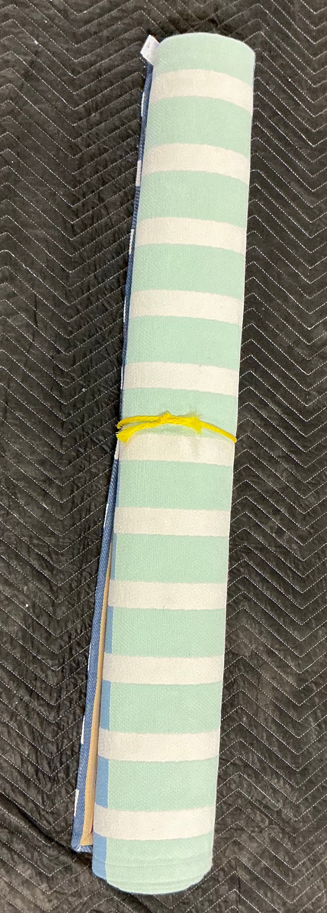 4'x5'6" Broken Checkered Kids' Rug - Green/Blue - Oort of Package - May Have Minor Cosmetic Flaws (see pictures) - FOR PICKUP ONLY