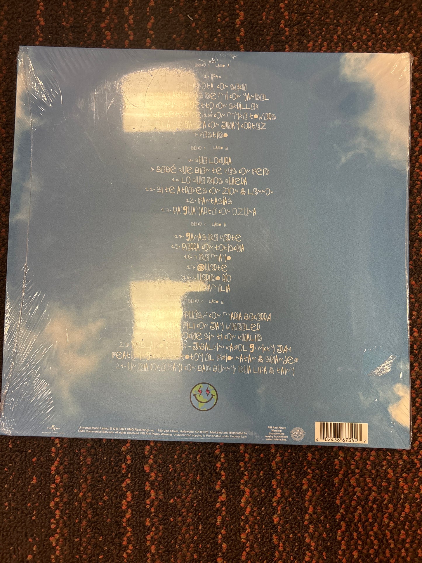 (CLEARANCE) J Balvin - Jose Exclusive (Limited Edition) - 2 Vinyl LP Discs