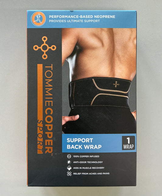 Tommie Copper Sport Comfort Back Brace - L/XL: Polyester & Spandex Support