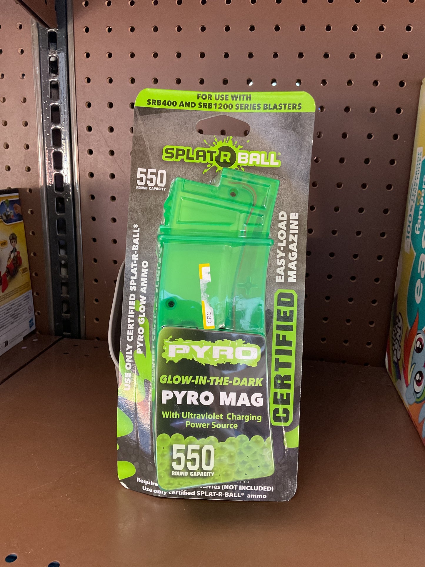 SplatRBall PYROMagazine Glow-In-The-Dark 550 water ball rounds for blaster- AMMO NOT INCLUDED - CLEARANCE