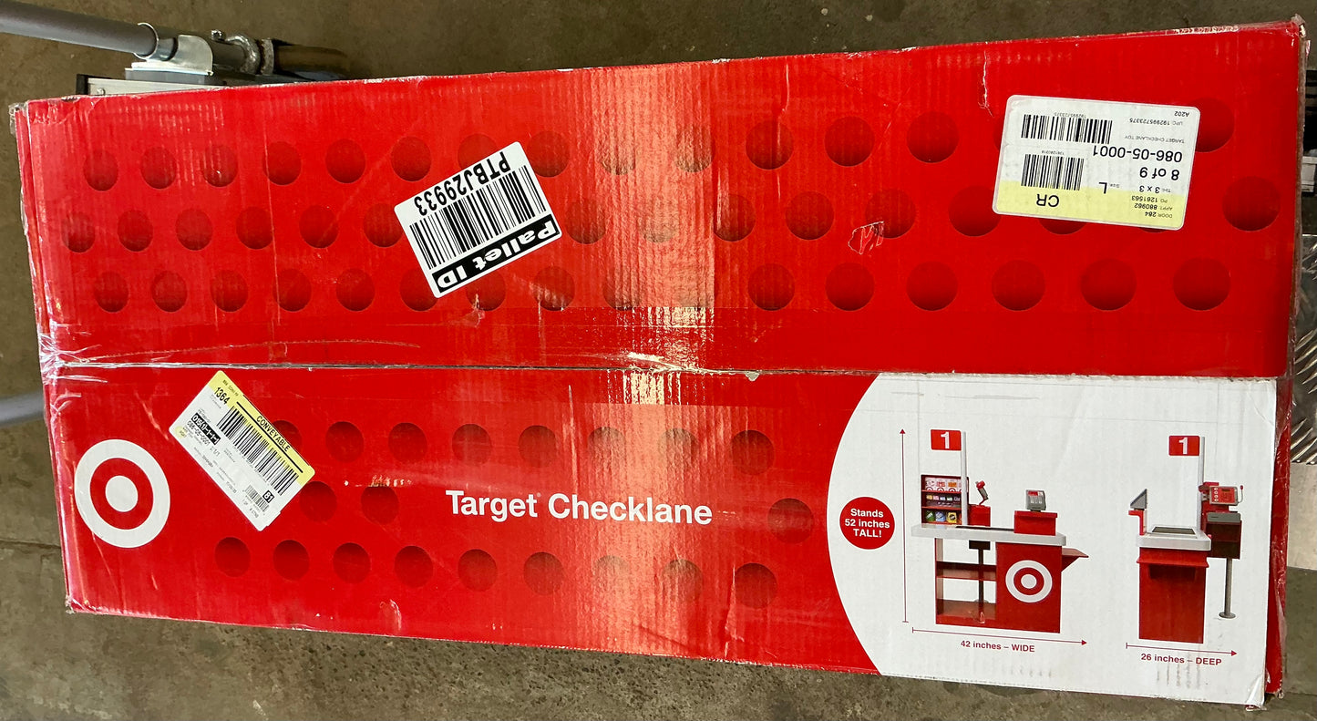 Target Toy Checklane: Pretend Shopping Accessories, Play Money, Toy Cash Register, Batteries Required, Ages 3+ - OPEN BOX