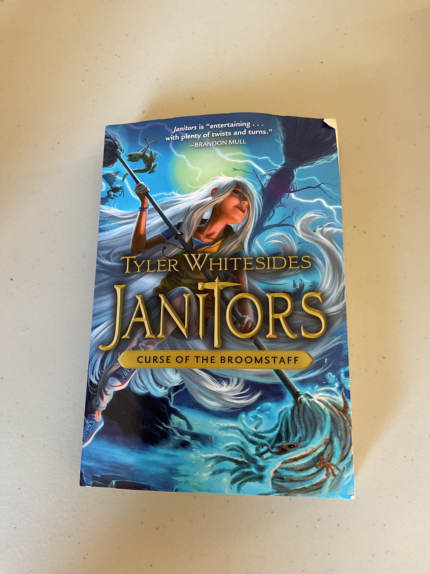 Curse of the Broomstaff - (Janitors) by Tyler Whitesides (Paperback)