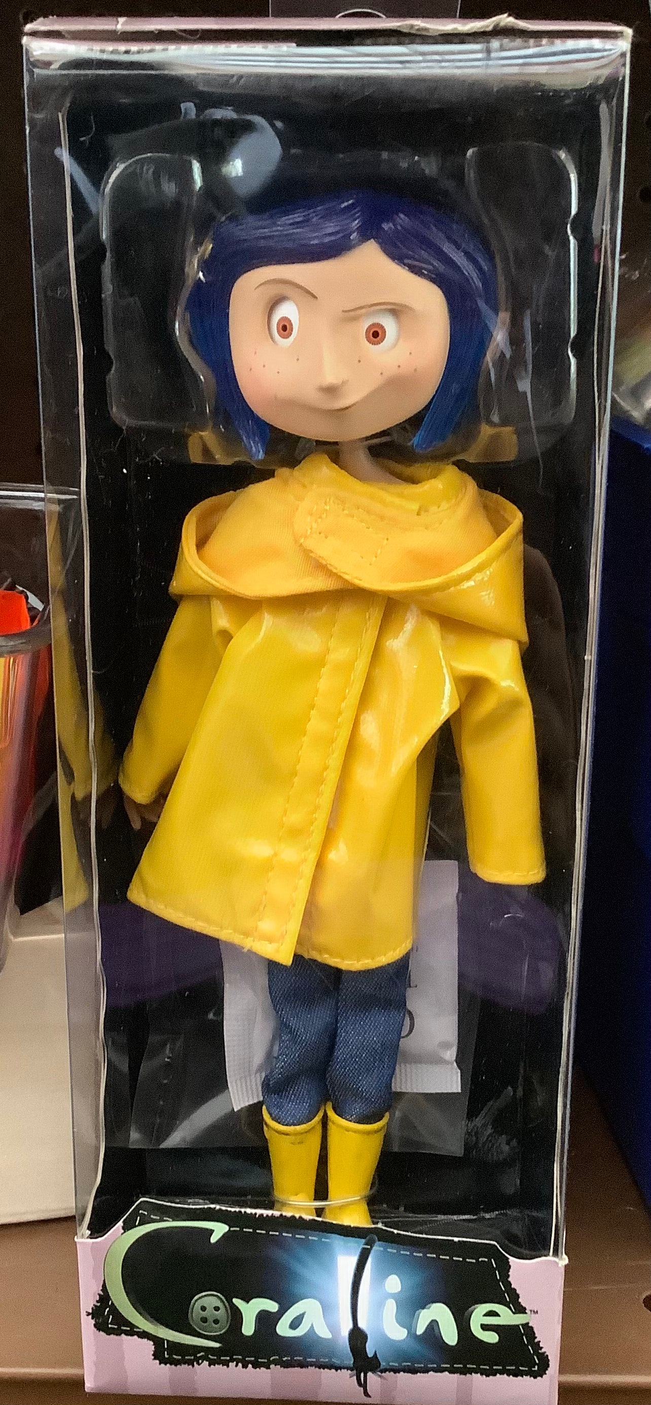 Coraline with Raincoat Boots Action Figure - Main Image