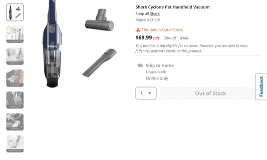 Shark Cyclone Handheld Vacuum