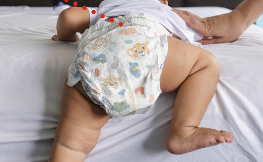 62-count package of Huggies Little Movers baby diapers in size 8