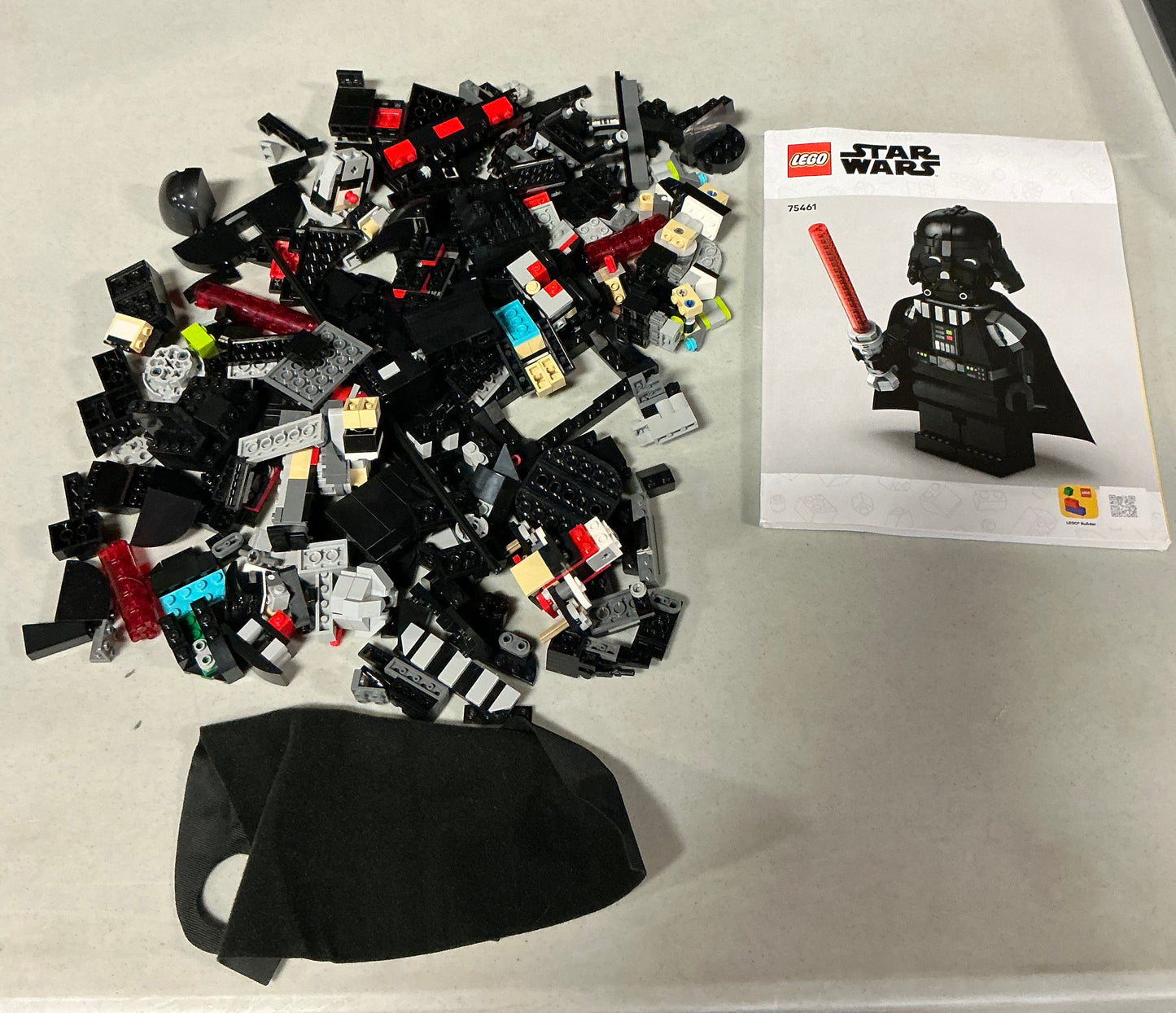Lego Star Wars up-scaled Darth Vader minifigure - OPEN BOX