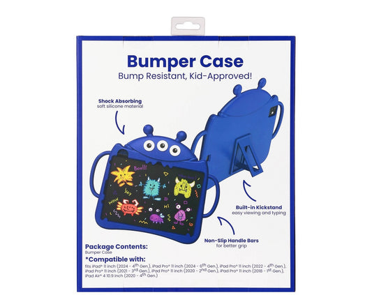Vivitar Kids' Tablet Bumper Case in a blue monster design