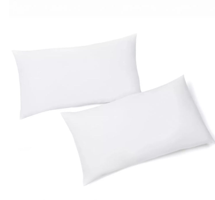 Ienjoy Home Plush Hypoallergenic Microfiber 2-Pack Pillows, Standard/Queen-White