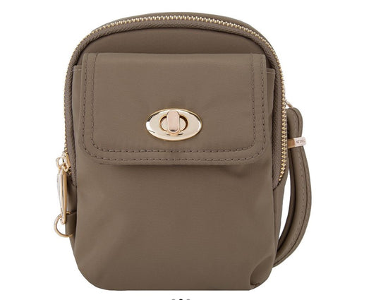 Travelon tailored crossbody phone pouch