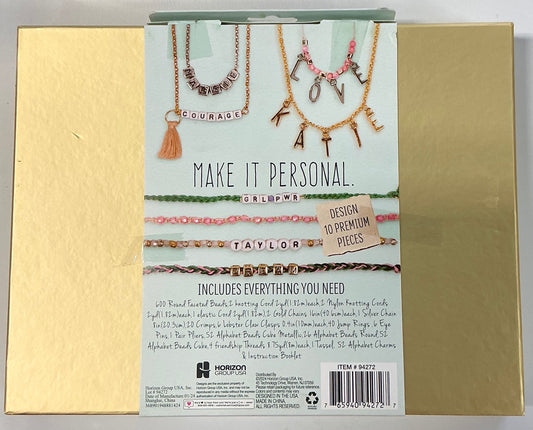 STMT D.I.Y. Personalized Jewelry Kit.