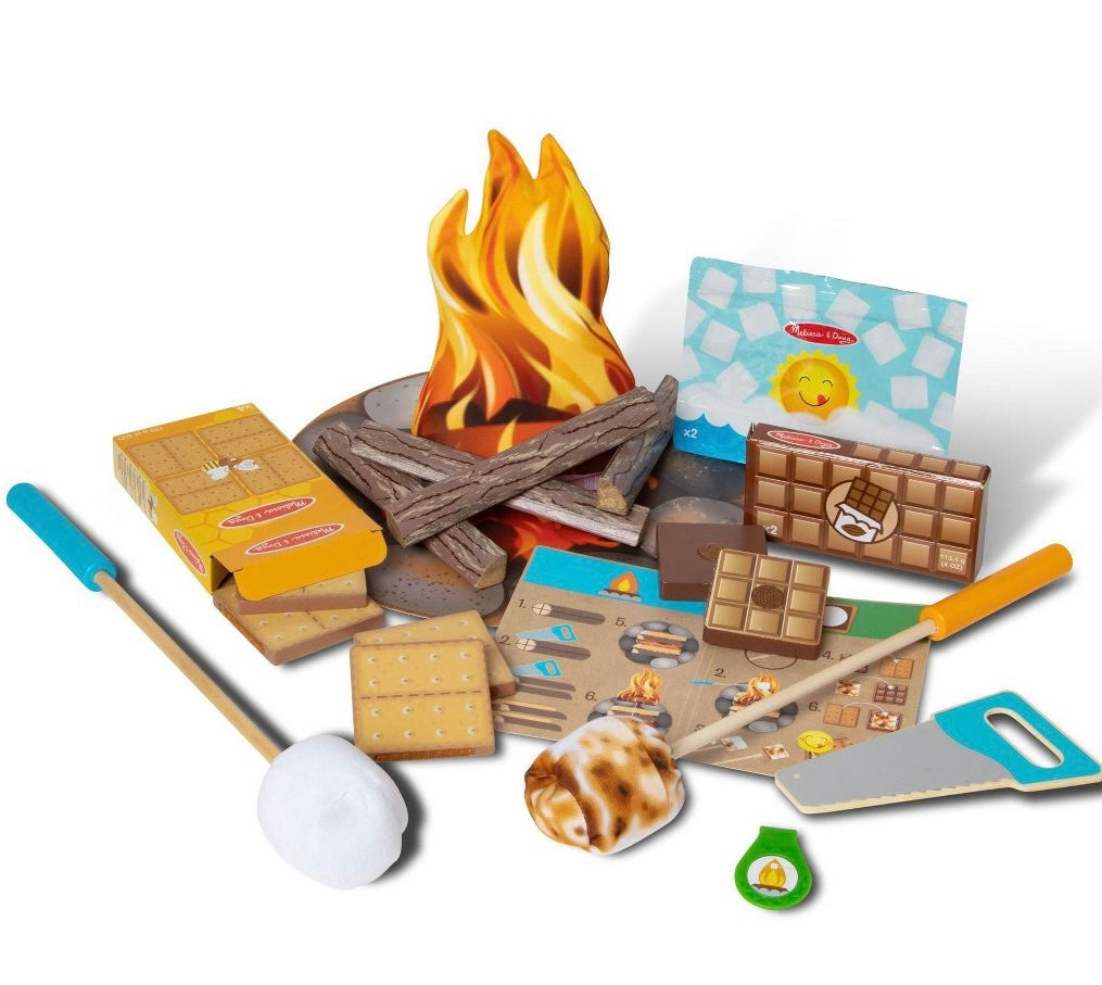 Melissa & Doug Let's Explore S'mores & More Campfire
Play Set
