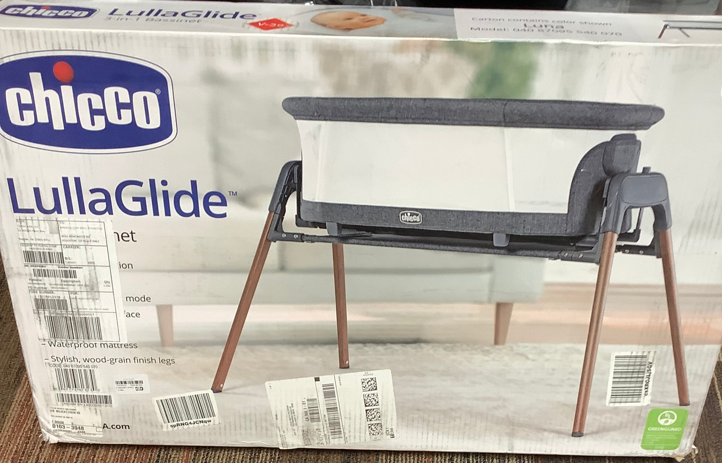 Chicco LullaGlide 3-in-1 Bassinet - Luna