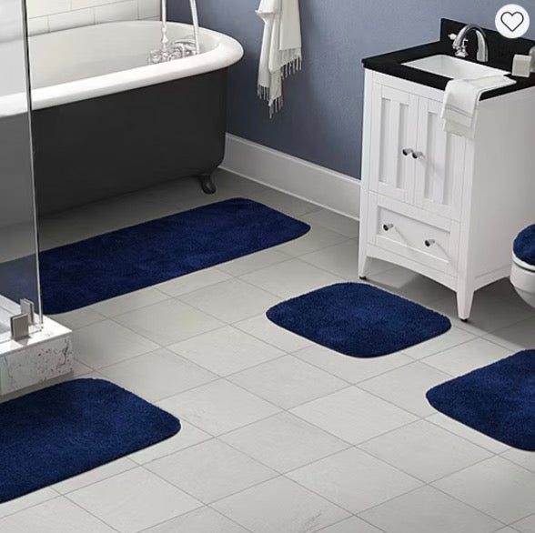 Garland Rug Traditional 5-pc. Bath Rug Set Included: 1 21x59 Inch Runner(s), 1 16x22 Inch Bath Rug(s), 1 20x33 Inch Bath Rug(s), 1 Standard Lid Cover(s), 1 23x20 Inch Contour Bath Rug(s)