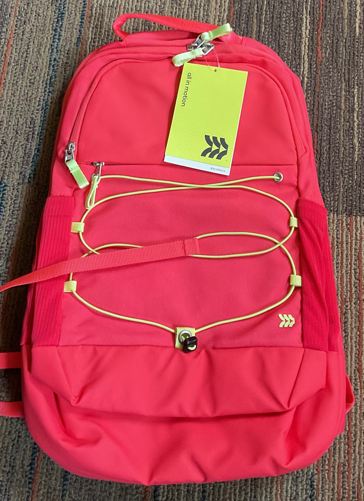 Sporty 19" Backpack
Red/Lime