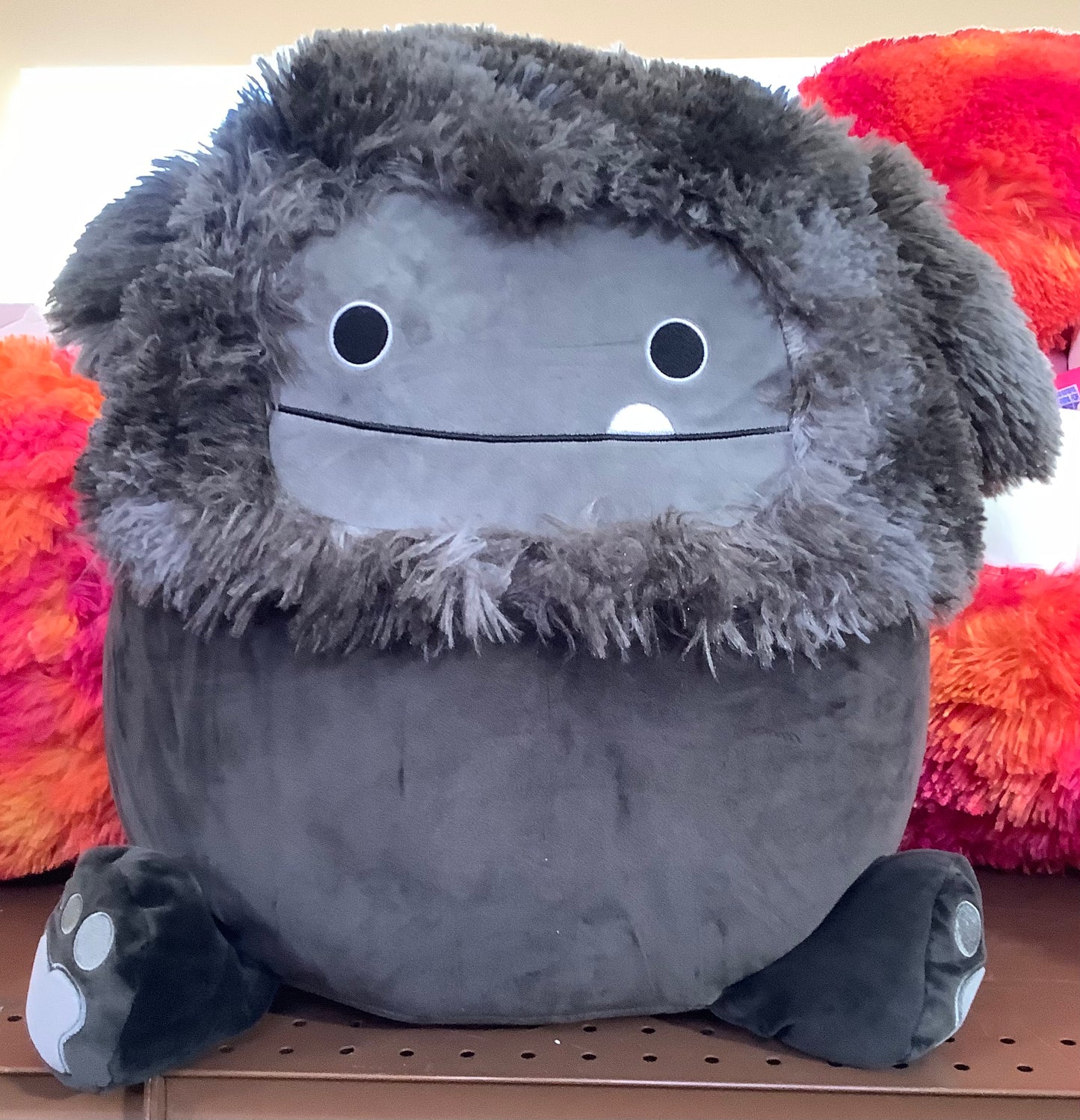 Squishmallows 16" Wallis Black Bigfoot Plush