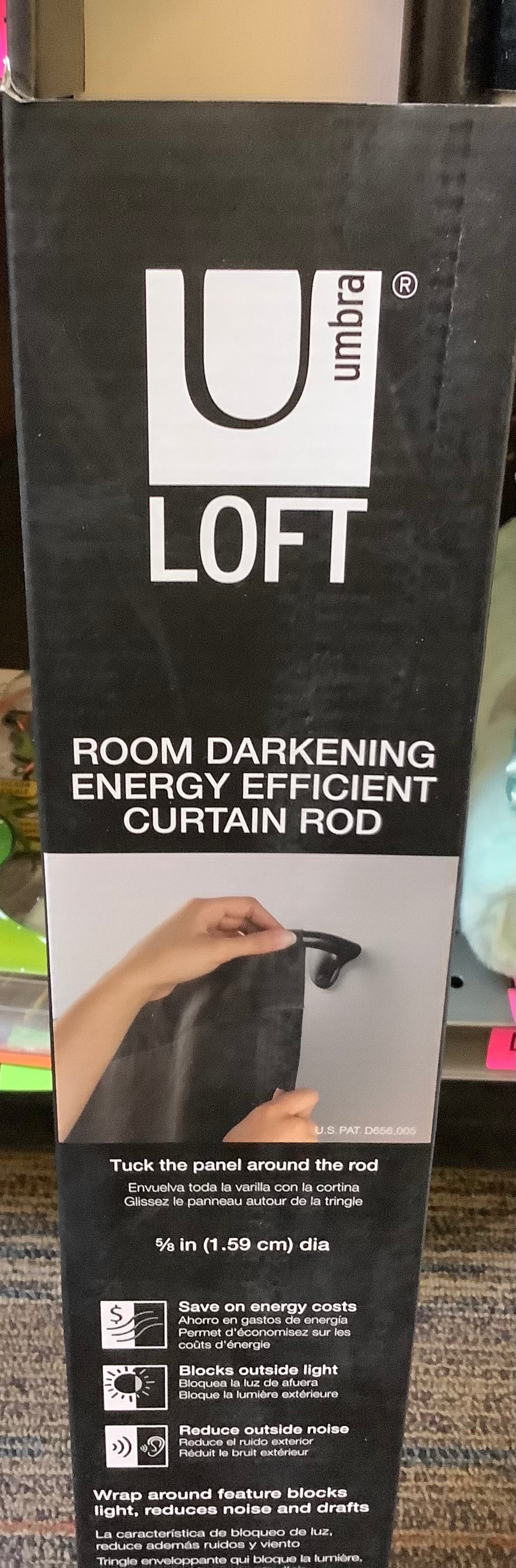 28"-48" Loft By Umbra Room Darkening Curtain Rod
Darjeeling Bronze