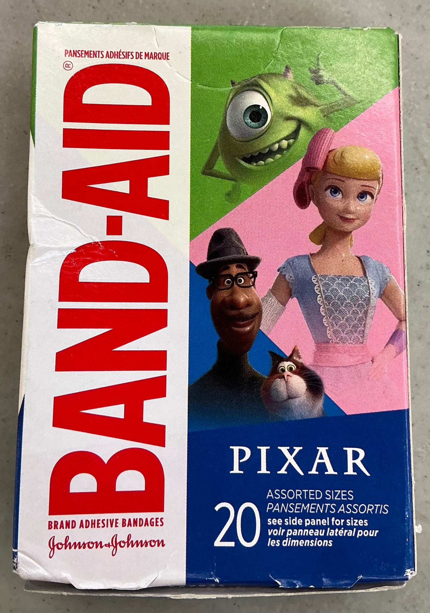 BAND-AID brand Disney/Pixar mash-up adhesive bandages