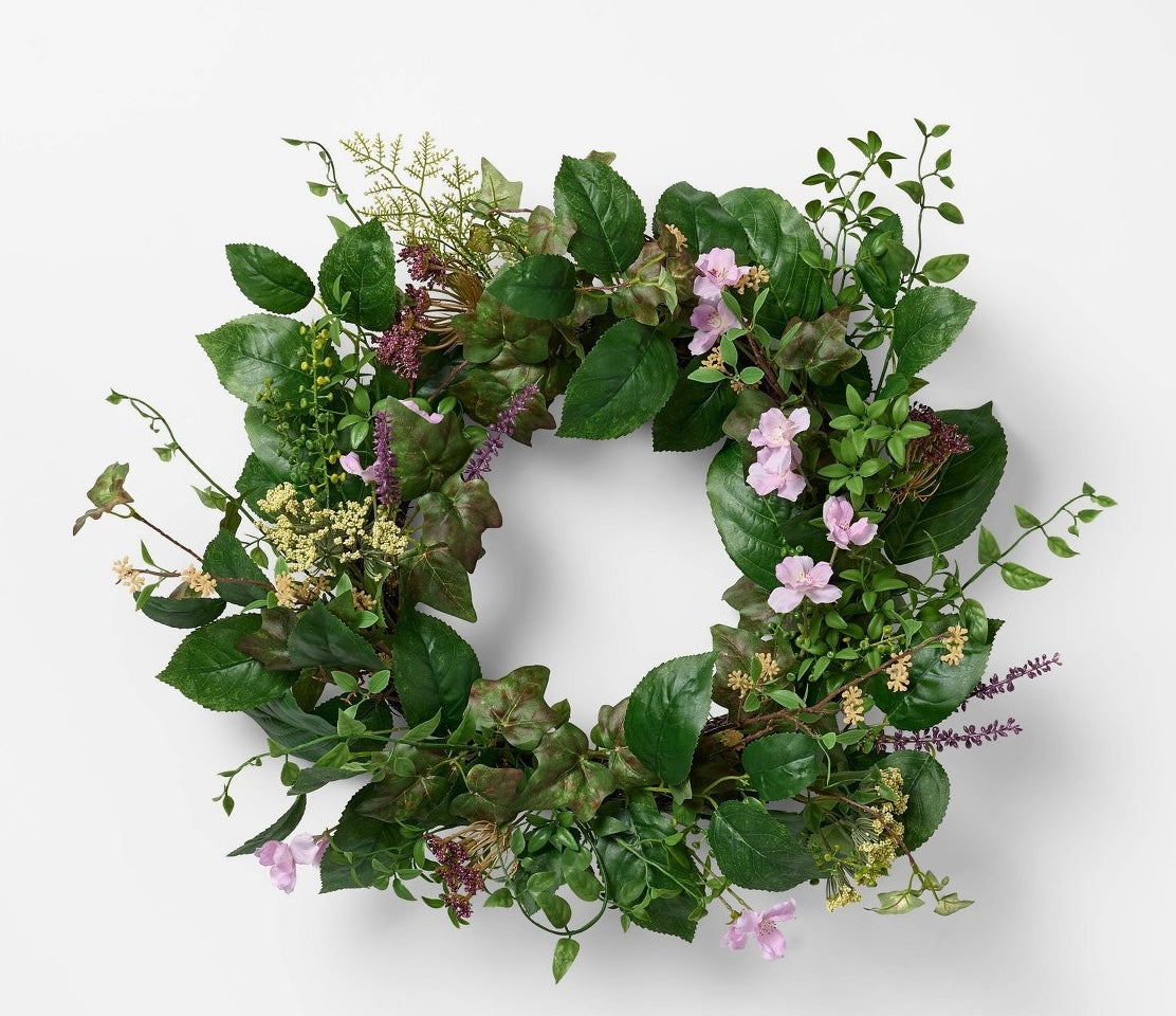 Mixed floral wreath - NO PACKAGE - PICK UP ONLY