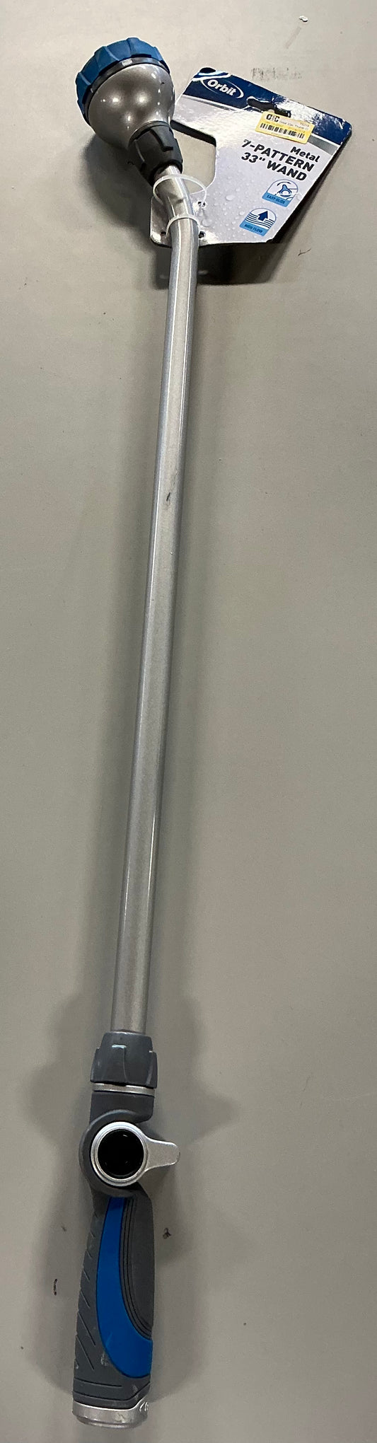 THRIFTY 70 - Orbit 33in thumb control 7-pattern turret wand - AS IS - USED - FINAL SALE - NO RETURNS - PICK UP ONLY