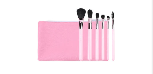 Petite 'n Pretty Mini Tween Makeup Artist Essential Brush Set in pink