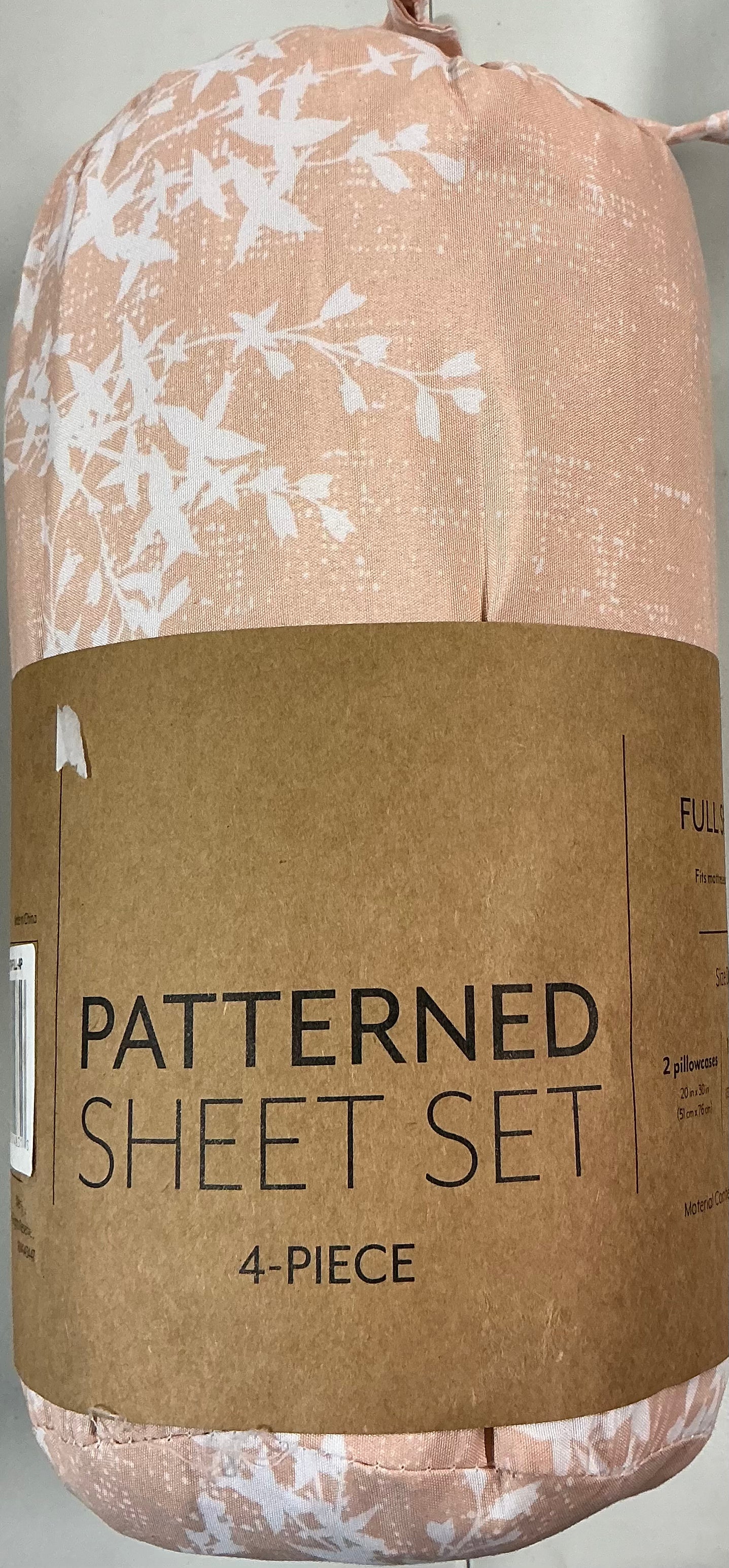 4 piece Patterned Sheet Set Full