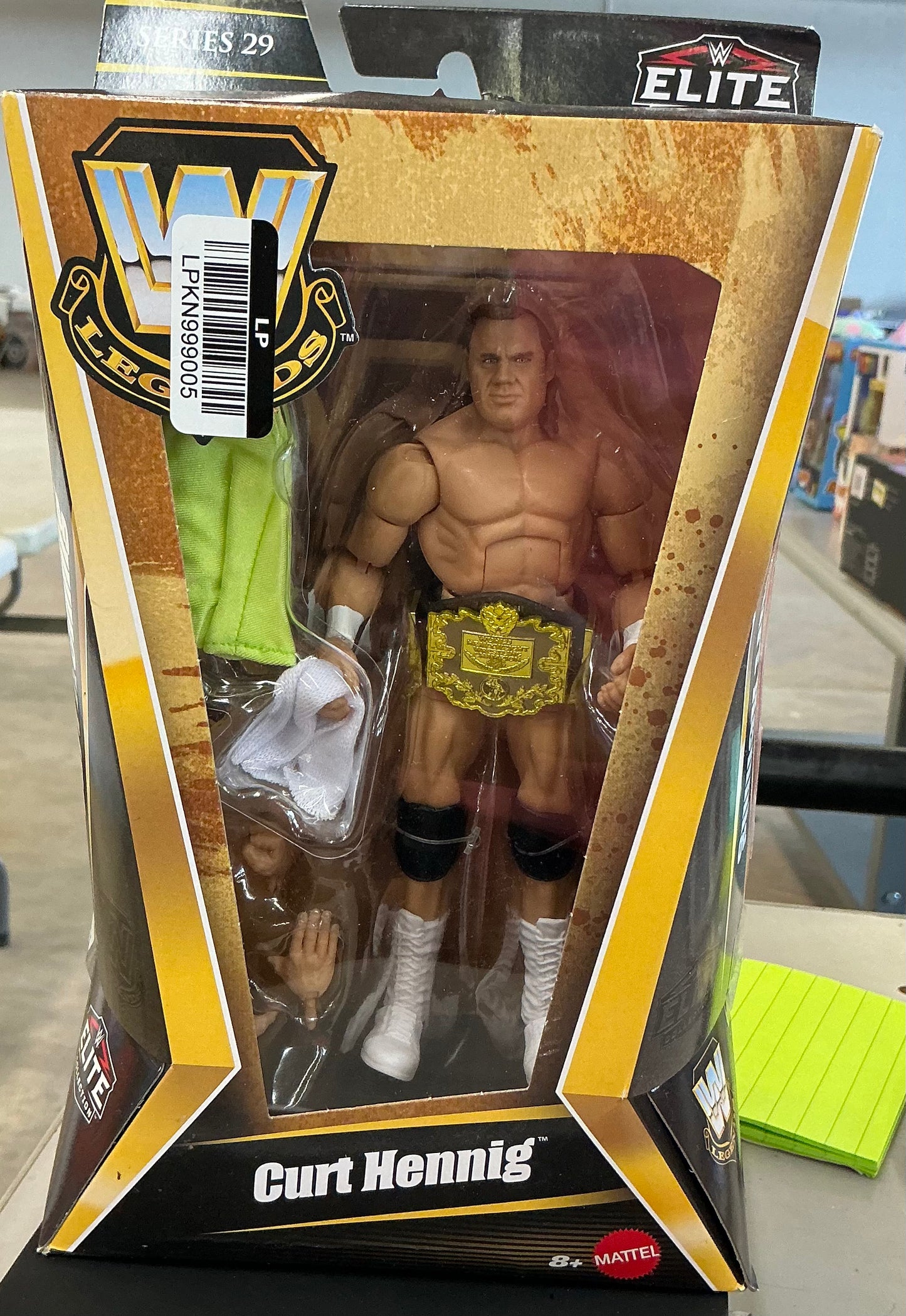 WWE elite legends Curt Hennig action figure & accessories