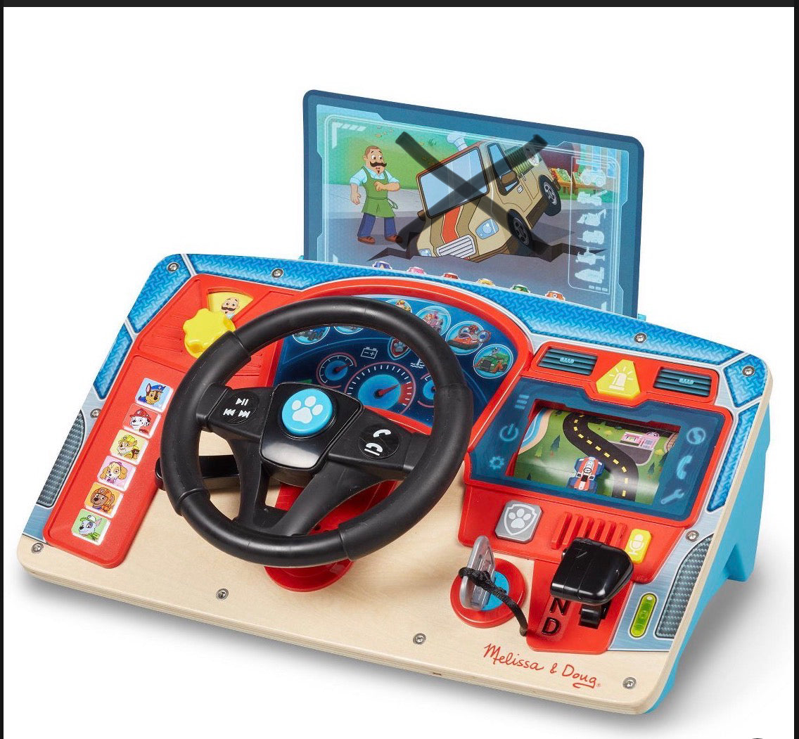 Melissa and Doug Paw patrol rescue mission wooden dashboard