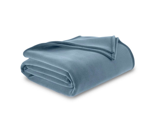 Vellux® Blanket Twin 100% Nylon-Blue