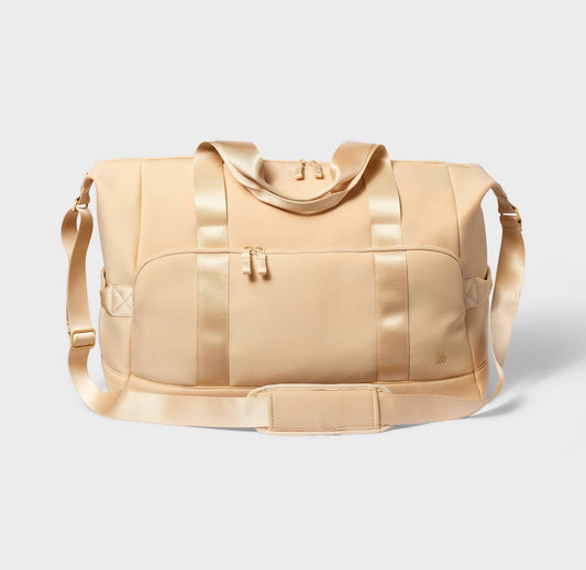 (Clearance )Weekender Bag-Beige