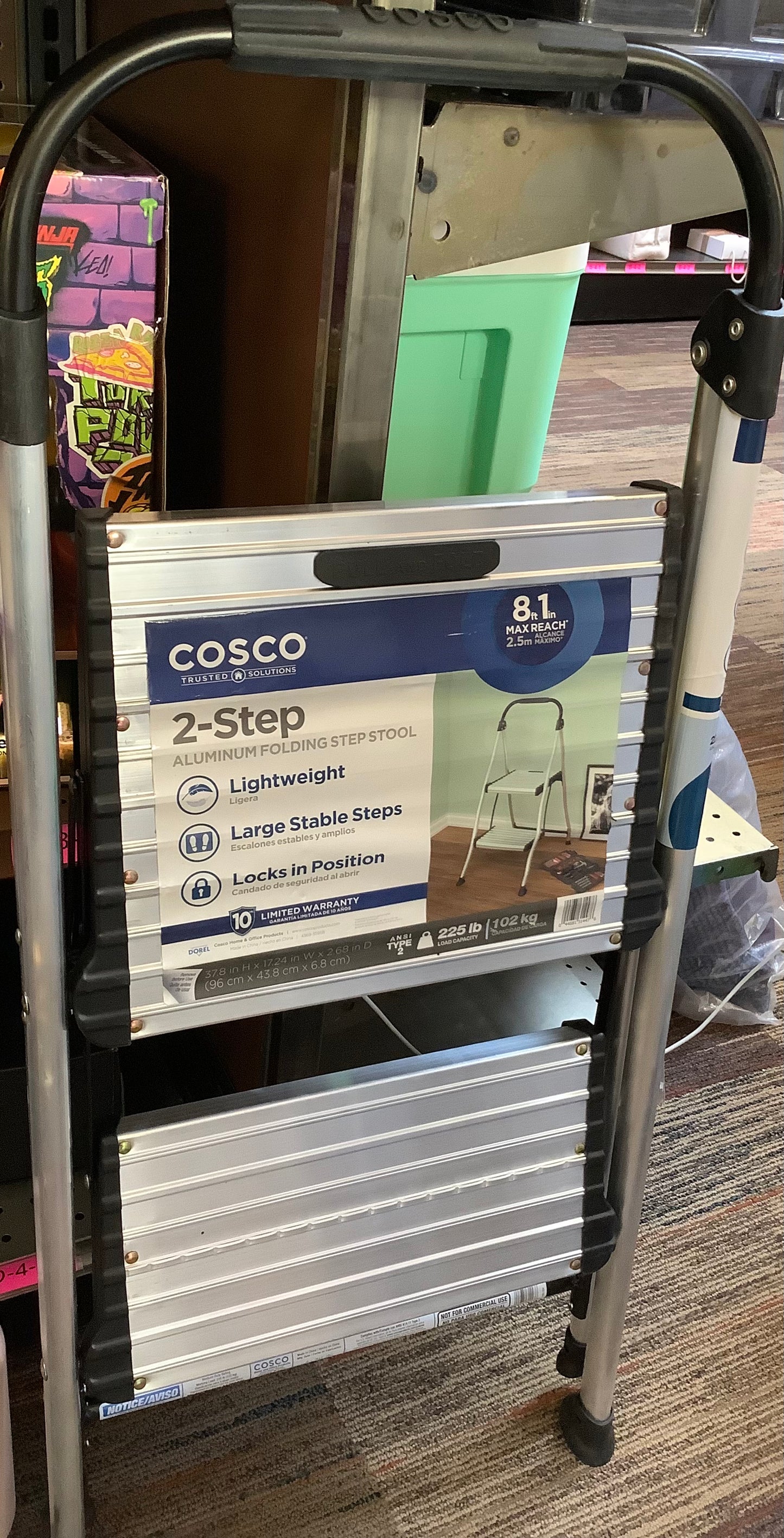 Cosco 2 Step All Aluminum Step Stool