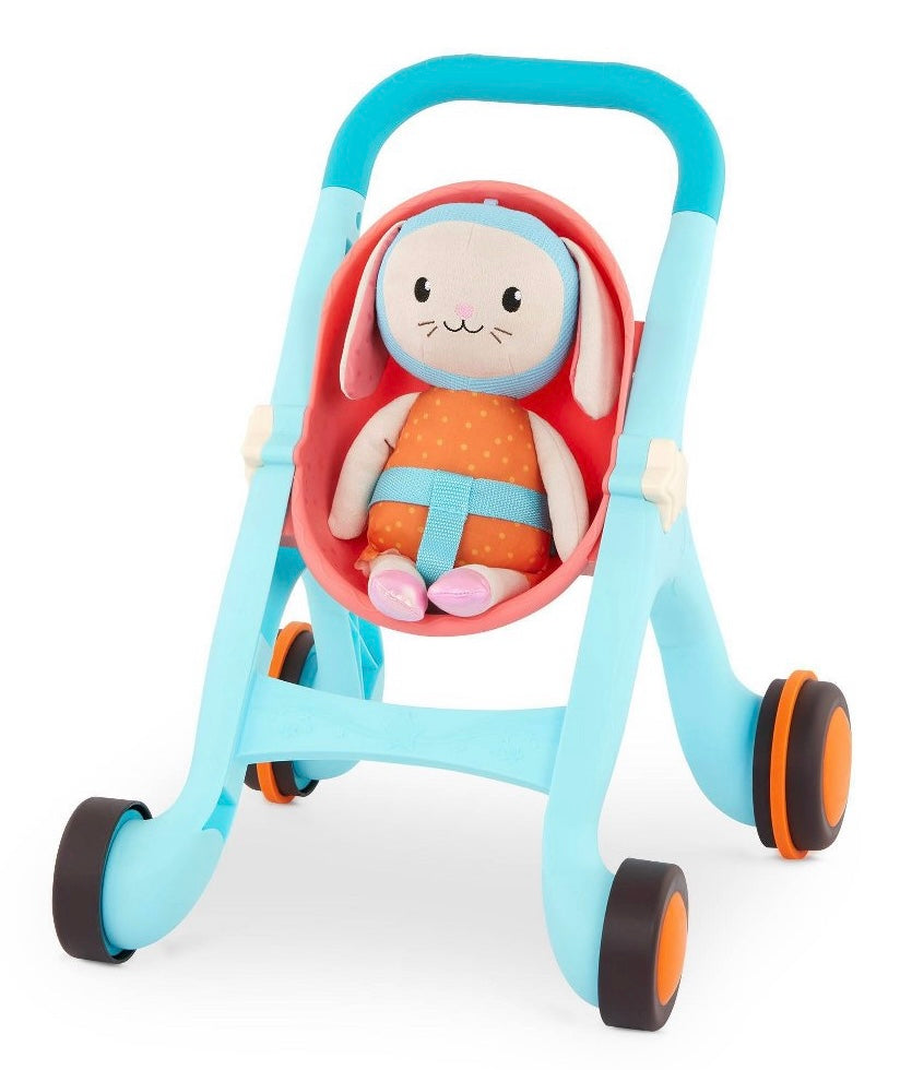 B. play Toy Stroller & Plush Bunny Happy Strolling