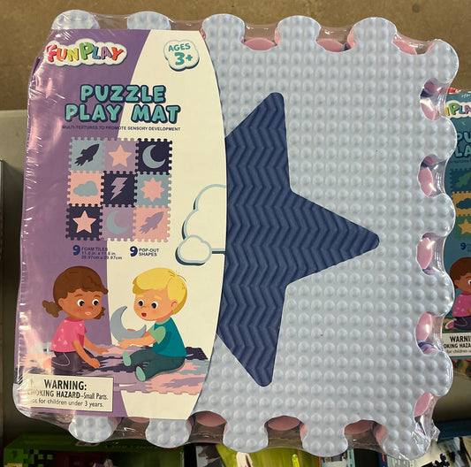 Fun play puzzle play mat