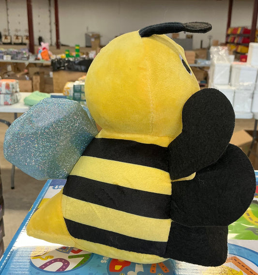 9”Make Believe Ideas yellow and black Buzzy Bee plush