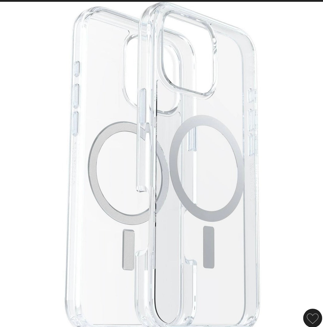 Otterbox iPhone 16 Pro Max symmetry series case with MagSafe - clear: solid plastic - OPEN BOX