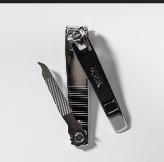 Trim Neat Feet Deluxe toenail clipper with a built-in file
