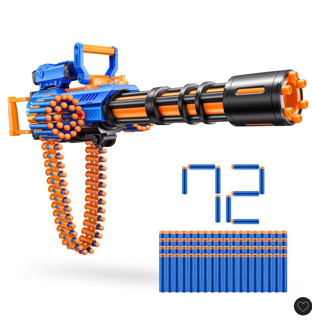 XSHOT insanity motorized rage fire toy dart blaster by ZURU - AS IS - OPEN/DAMAGED BOX - MISSING PCS - PICK UP ONLY