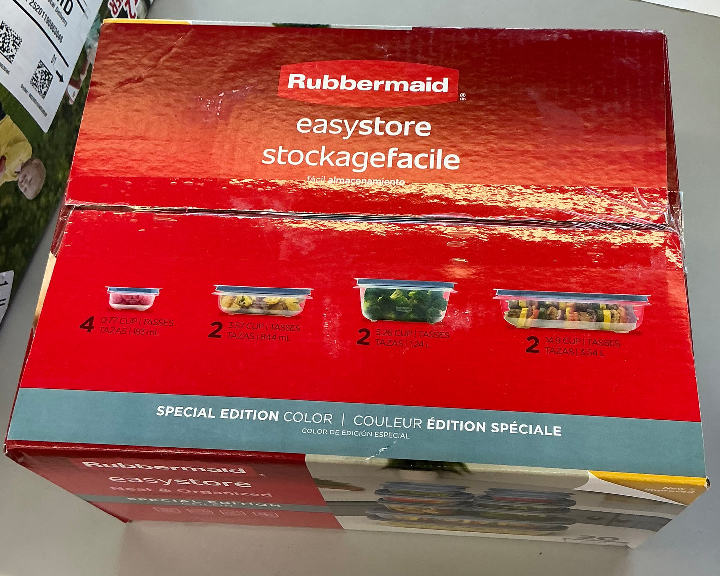 Rubbermaid Easy Store 20 piece Food Storage Set