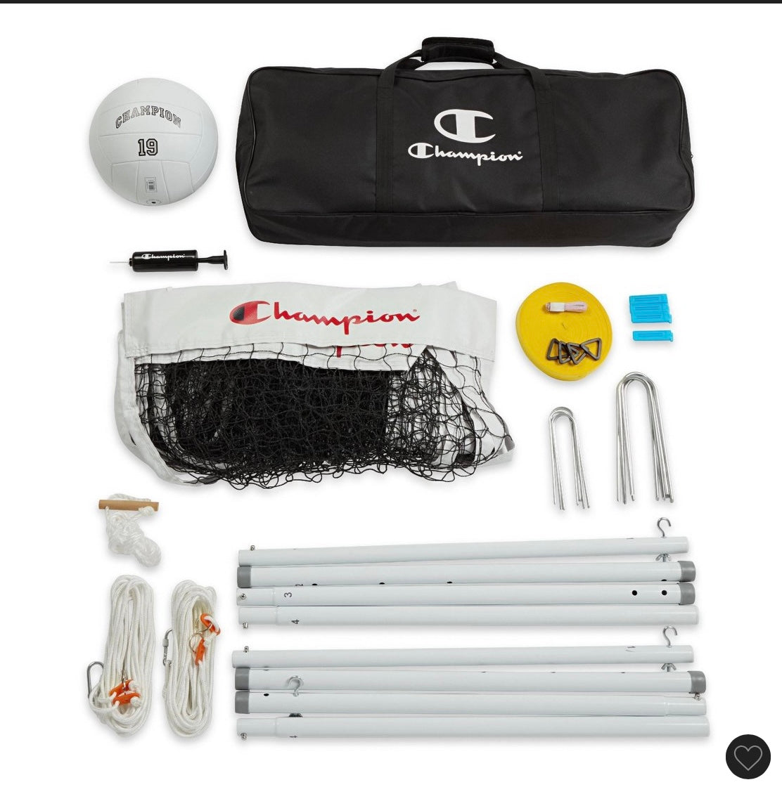 Champion spike volleyball net - OPEN BOX - PICK UP ONLY