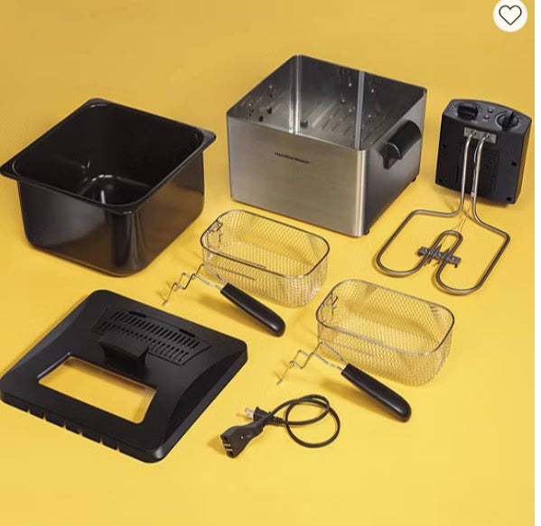 Hamilton Beach® Professional-Style Deep Fryer with 2 Baskets